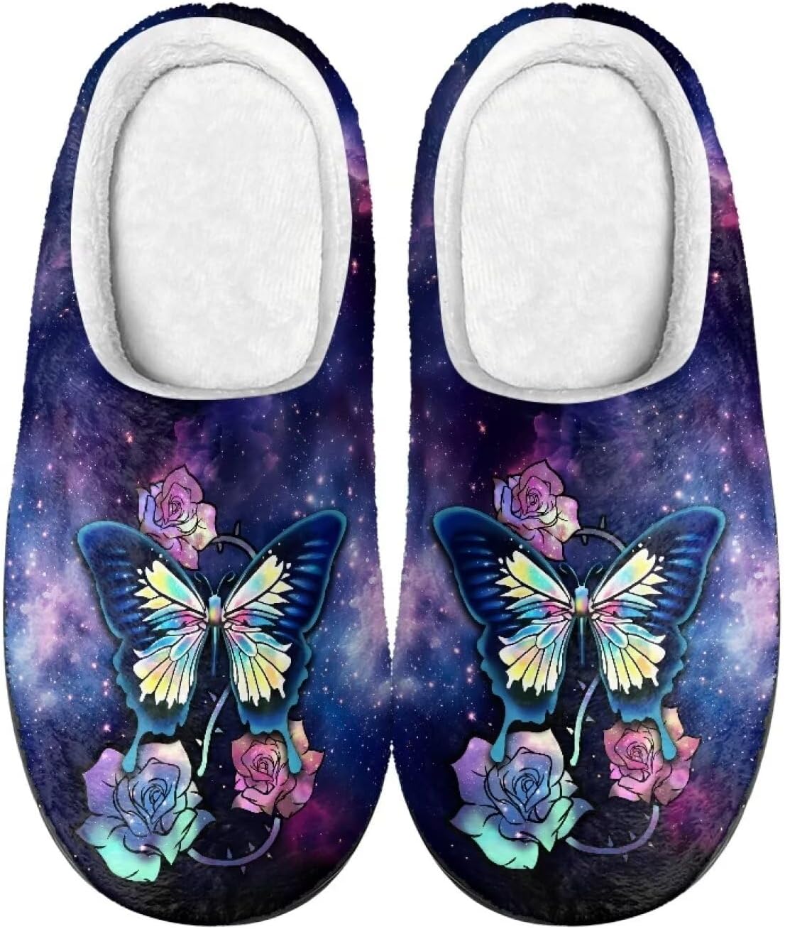 

Домашние тапочки Lotusorchid для женщин и мужчин, уютные пушистые фланелевые тапочки для дома и улицы, стираемые, теплые, с эффектом памяти, с открытой пяткой, фиолетовый