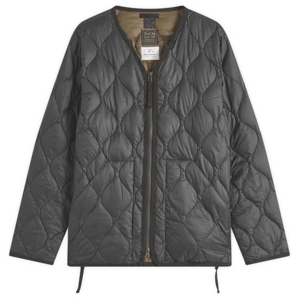 

Военная пуховая куртка из софтшелла с V-образным вырезом и застежкой-молнией Taion, черный