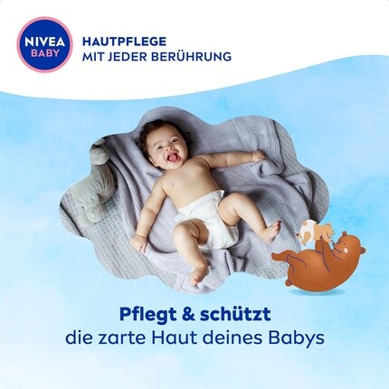 NIVEA BABY My First Cream Vegan and Hypoallergenic Skin Cream Увлажняющий крем для детей с миндальным маслом и витаминами 75 мл — фото 2