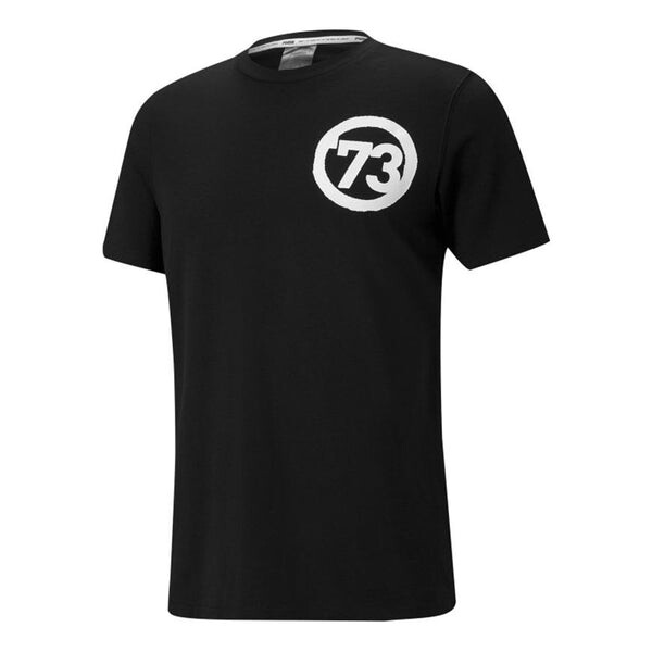 

Футболка franchise crew neck t-shirt 'black' Puma, черный