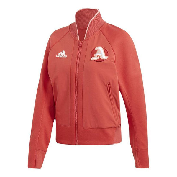 

Куртка спортивная стильная с длинными рукавами куртка красная Adidas, красный