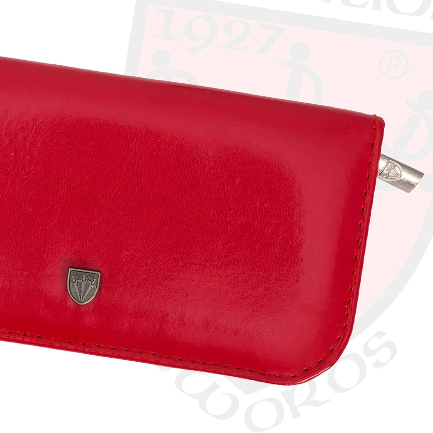 Набор для педикюра «Pedis» из 9 предметов от DREI SCHWERTER Drei Schwerter, Red - Faux Leather — фото 2
