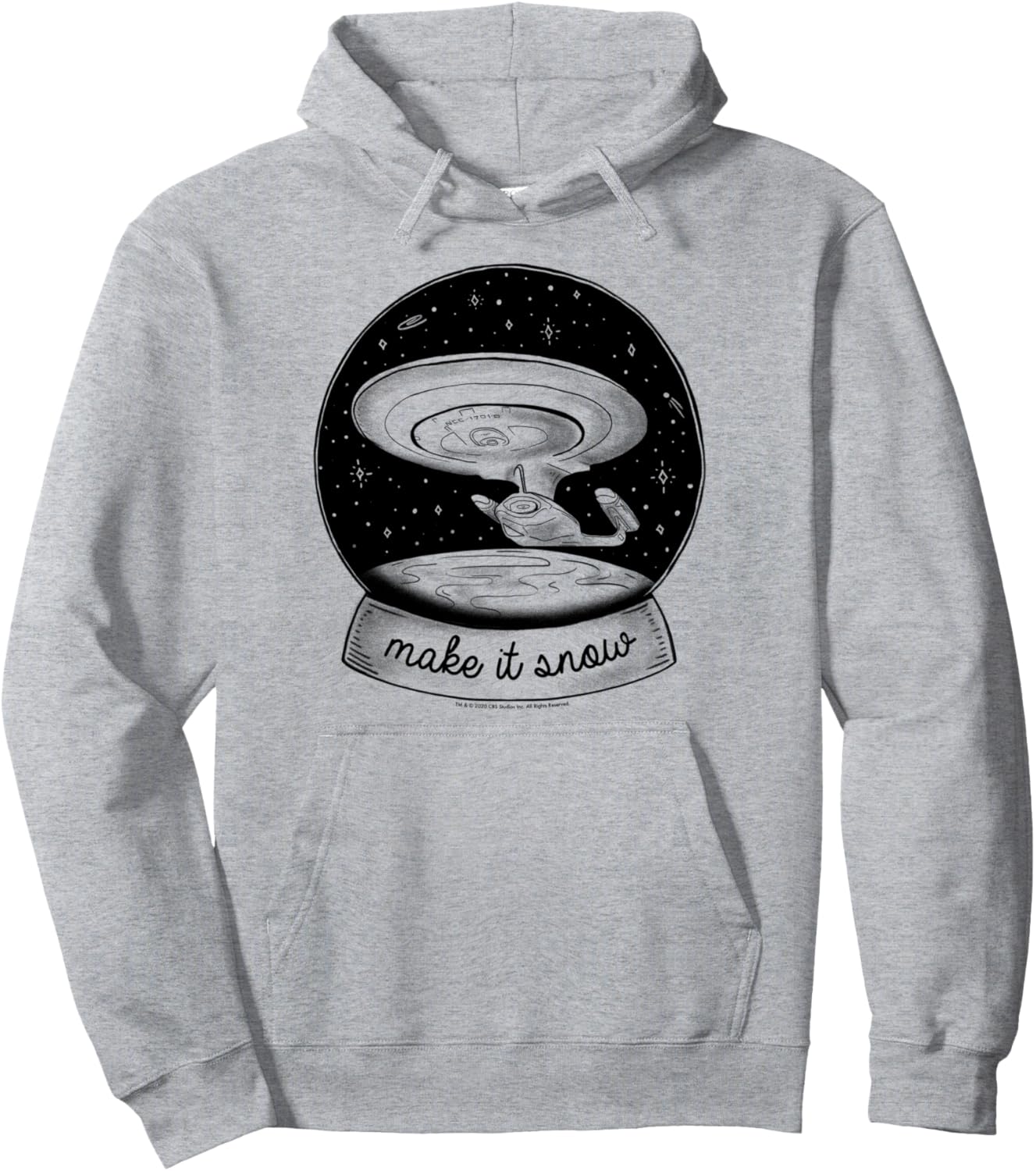 

Толстовка Star Trek: The Next Generation Enterprise Snow Globe, серая, Серый, Толстовка Star Trek: The Next Generation Enterprise Snow Globe, серая