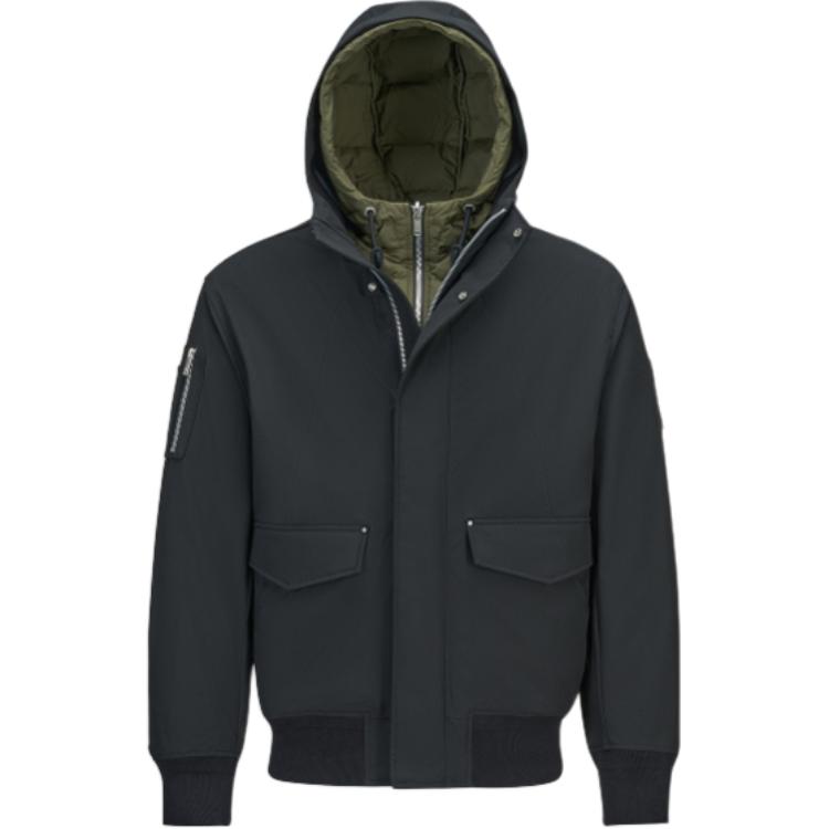 

Moose Knuckles Пуховик мужской, Black/Army Green