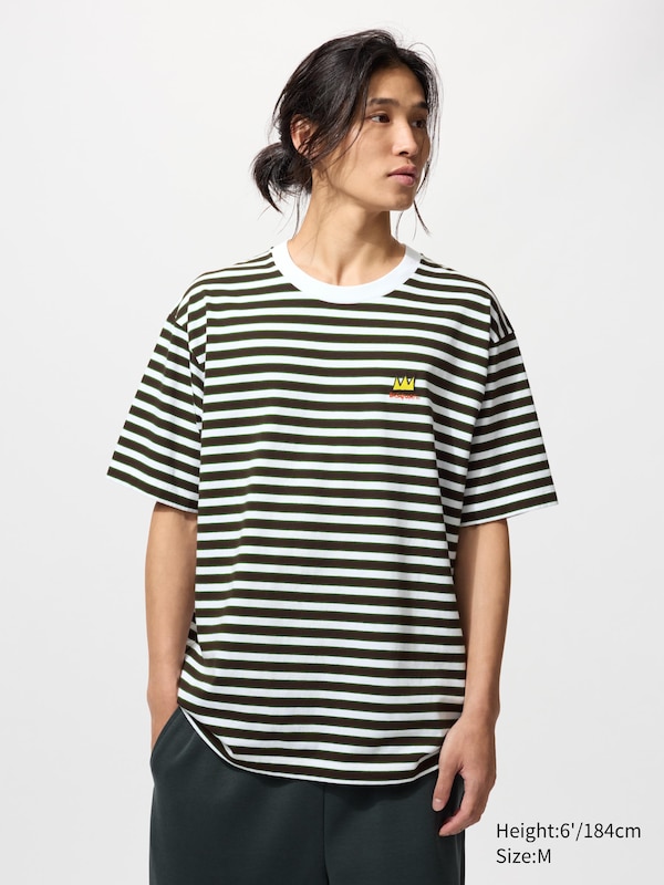 Футболка UT NY Pop Art (Jean-Michel Basquiat) Uniqlo, 57 olive — фото 3