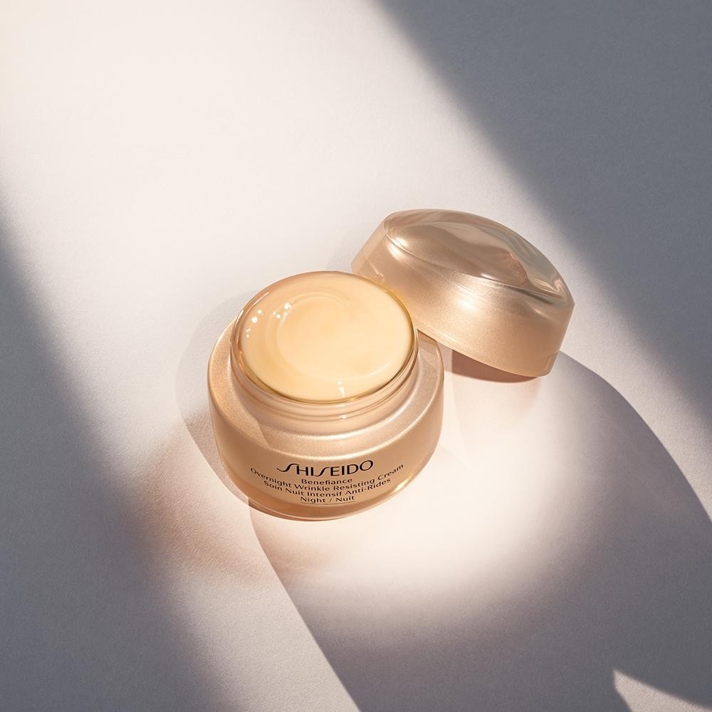 Ночной крем benefiance overnight wrinkle resisting cream Shiseido, объем 50 мл — фото 4