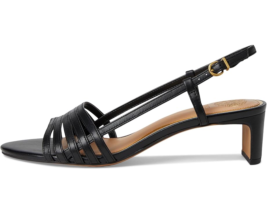 Туфли Vince Camuto Layton Strappy Kitten Heel Sandals, черный — фото 4