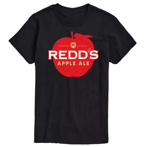 

Мужская футболка с графическим логотипом Redd's Apple Ale Licensed Character, черный