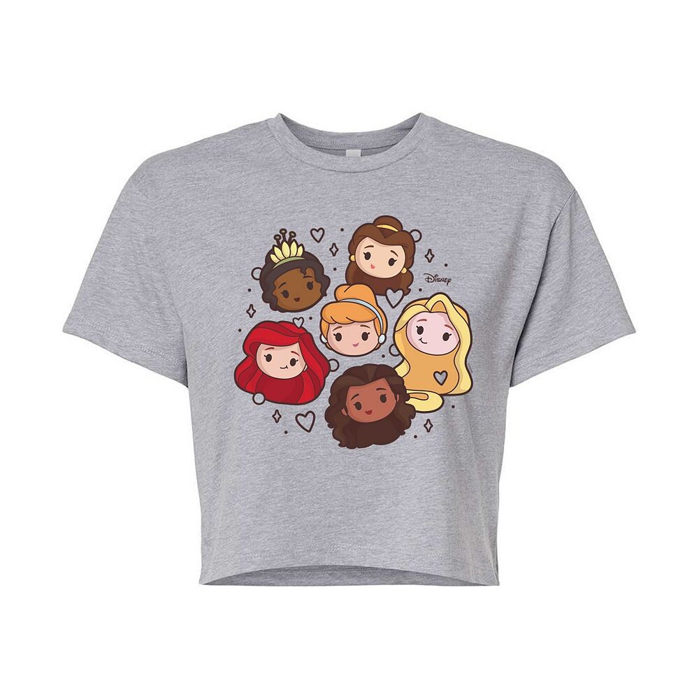 

Укороченная футболка Disney Princess для детей, цвет Heather Gray