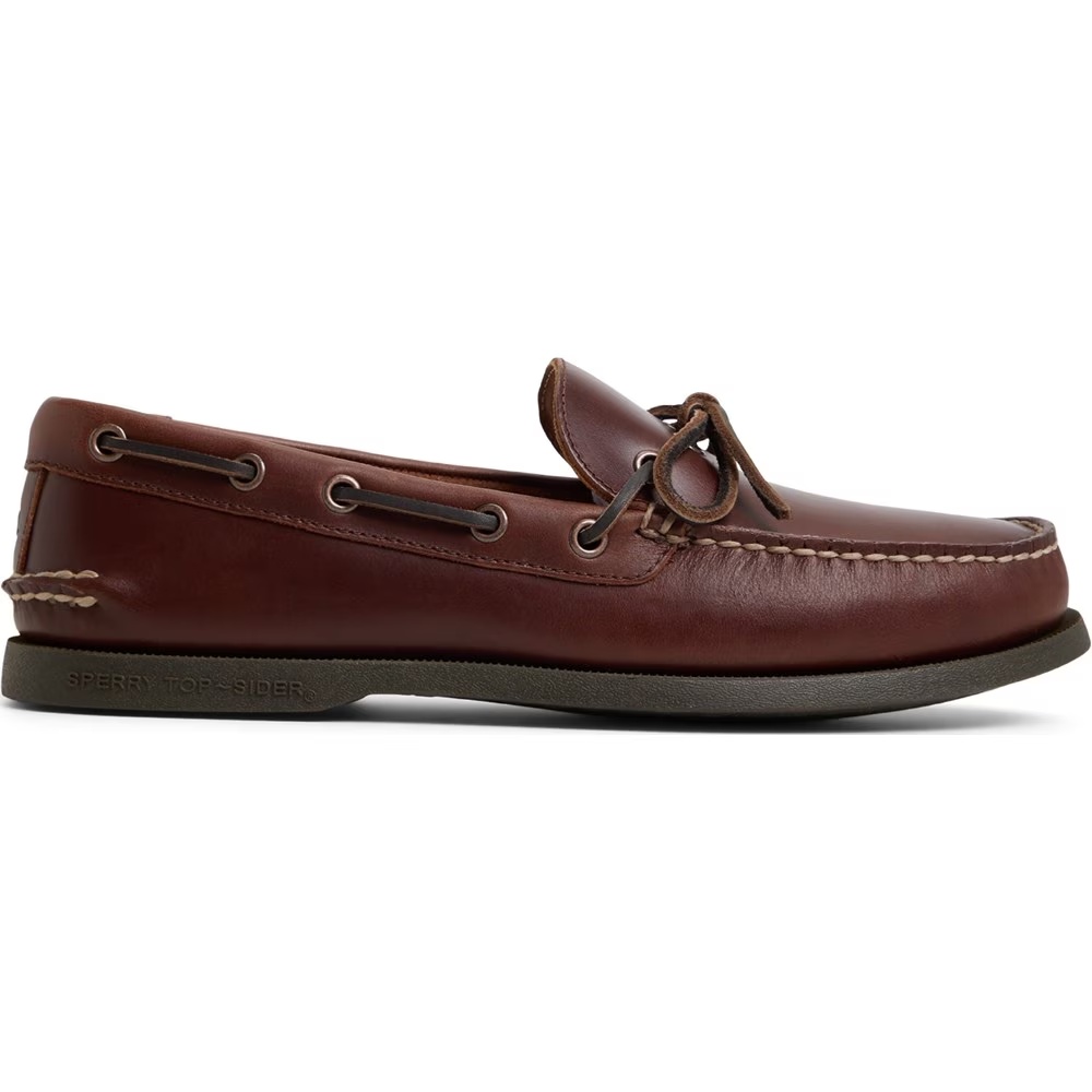 Подлинные оригинальные кожаные туфли-лодочки с одним глазом Sperry, коричневый — фото 2