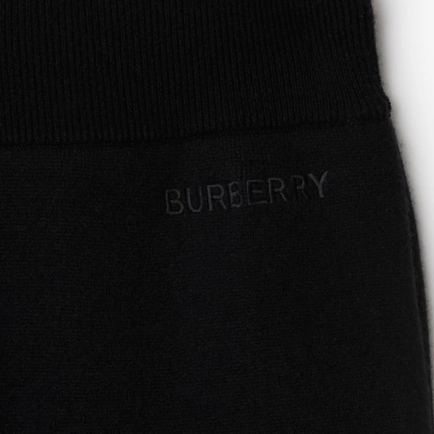 Спортивные штаны Burberry Женские трикотажные, черный — фото 4