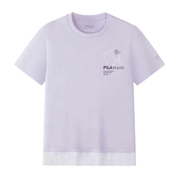 Футболка детская с круглым вырезом FILA KIDS Stunning Purple