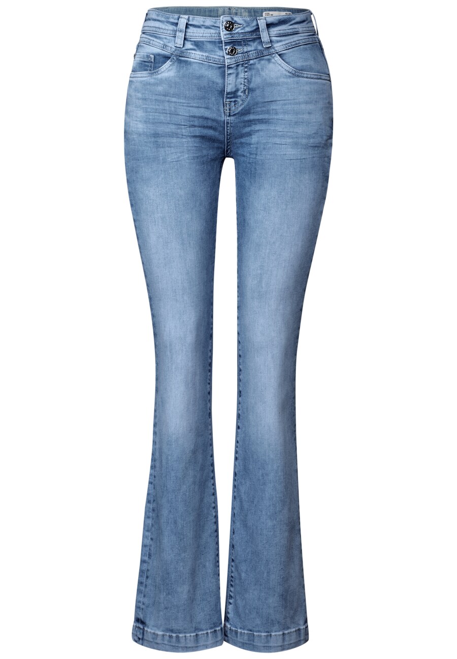 

Джинсы Bootcut STREET ONE, синий деним