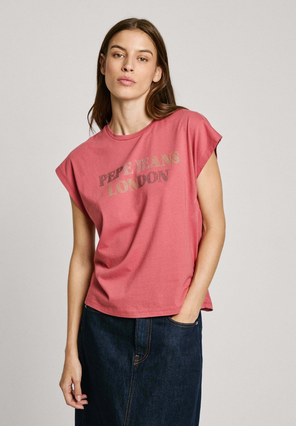 

Футболка с принтом ROWENA Pepe Jeans, оранжевый