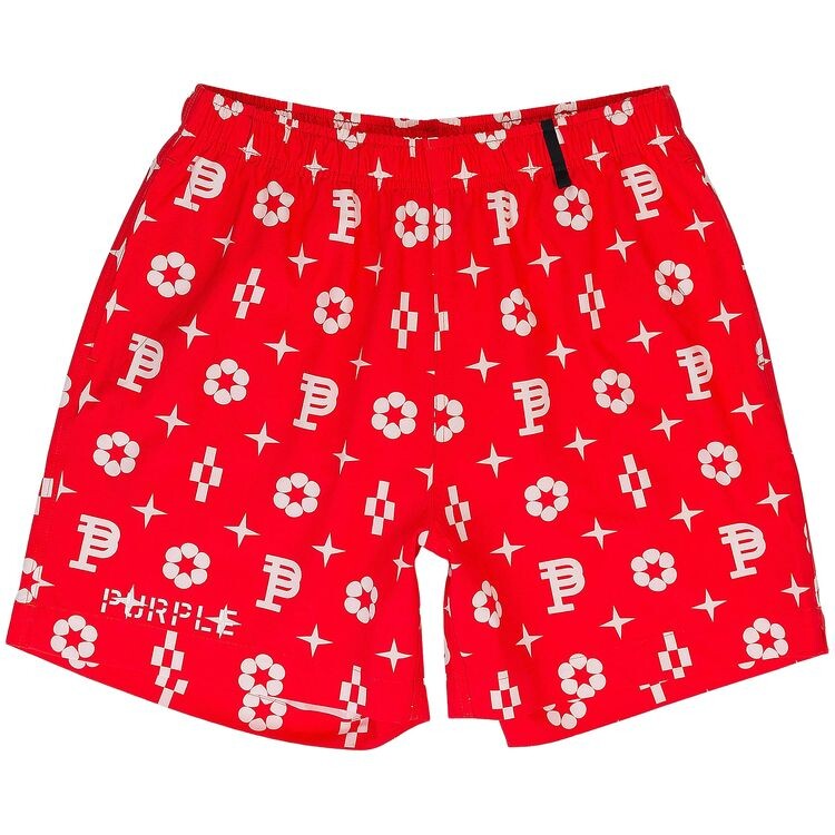 

Шорты PURPLE BRAND Printed All Round Monogram Shorts Red, красный