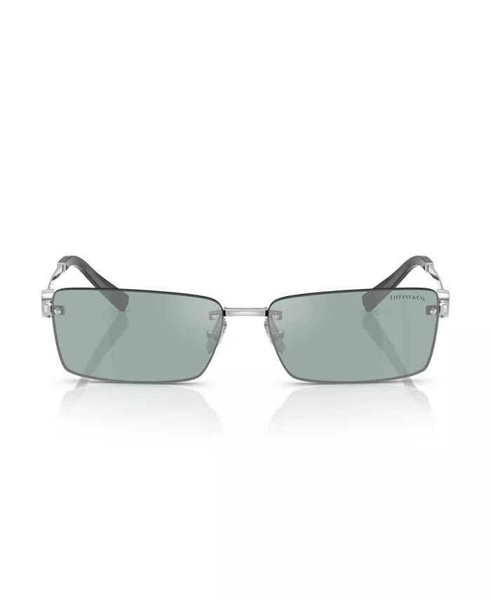 Мужские и женские солнцезащитные очки TF3108B Tiffany & Co., серебро — фото 2
