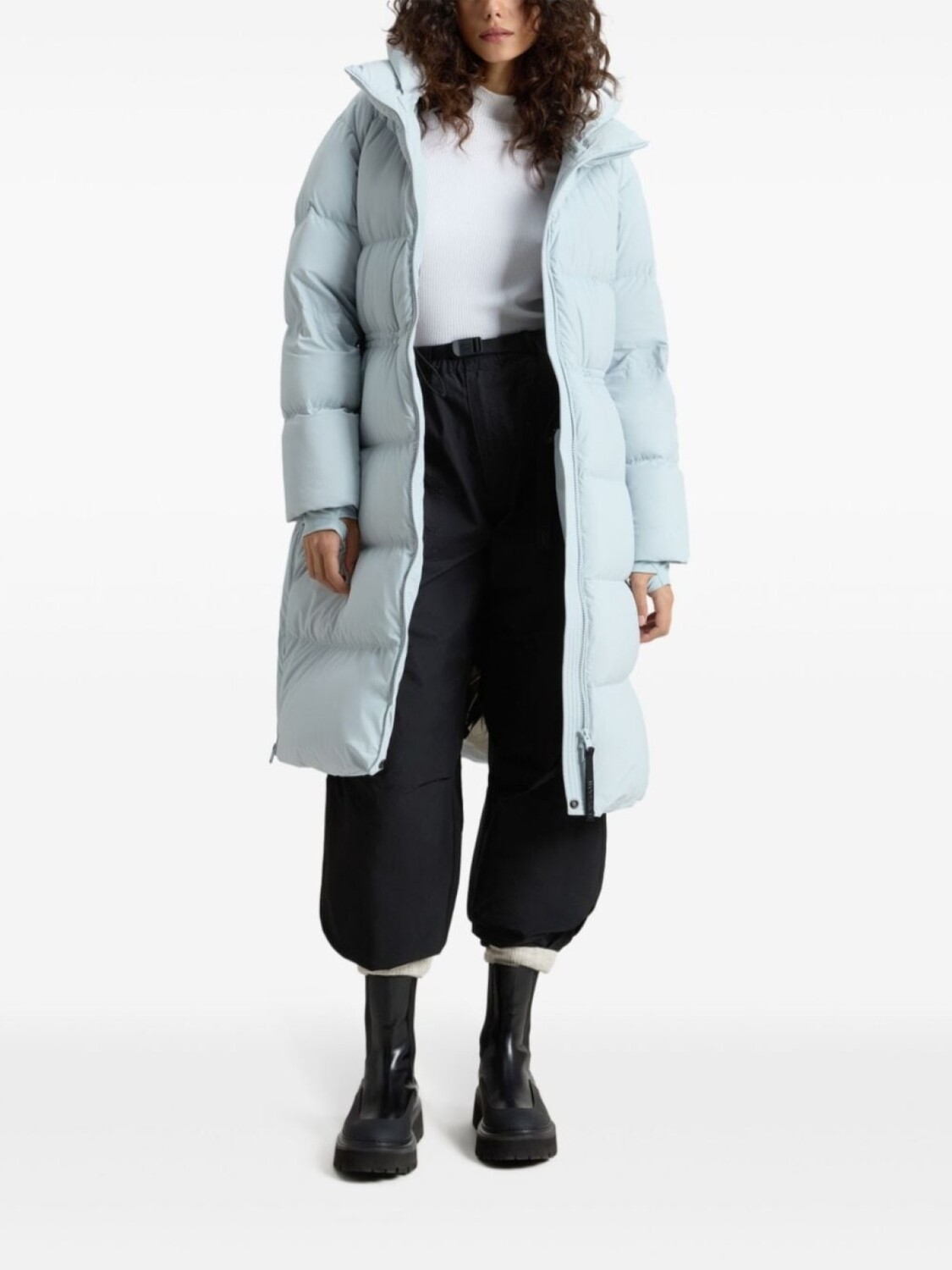 

Woolrich стеганая парка-пуховик, синий