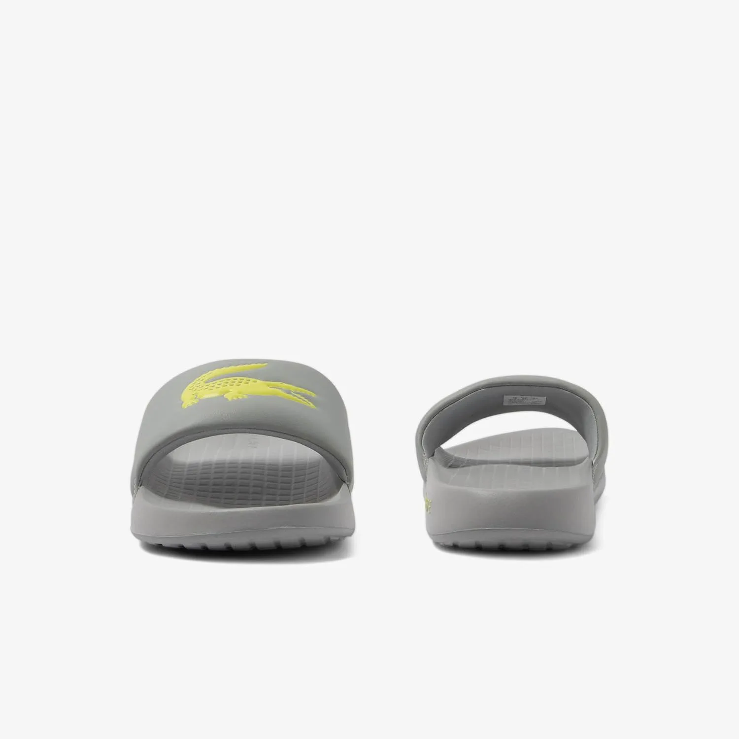 Мужские сандалии Lacoste Serve Slide 1.0, светло-серый/светло-зеленый — фото 3