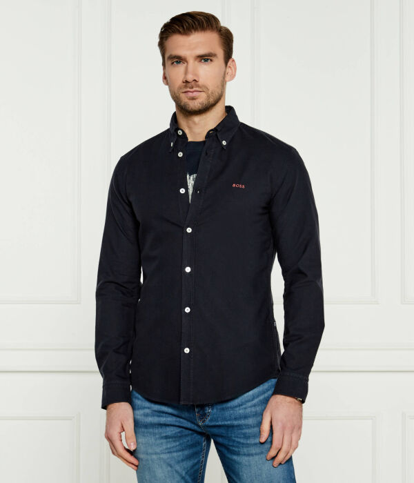

Рубашка h-roan-bd-e-c1-243 Slim fit Boss, синий
