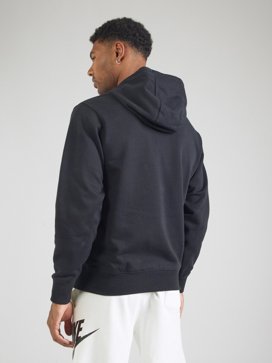 Толстовка Nike Sportswear Club Fleece, черный — фото 4