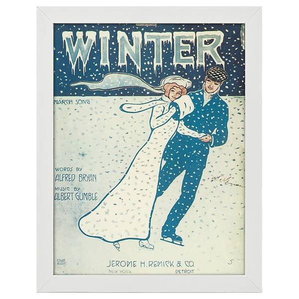 

Рамка для фотографий LegendArte Poster Winter, белый