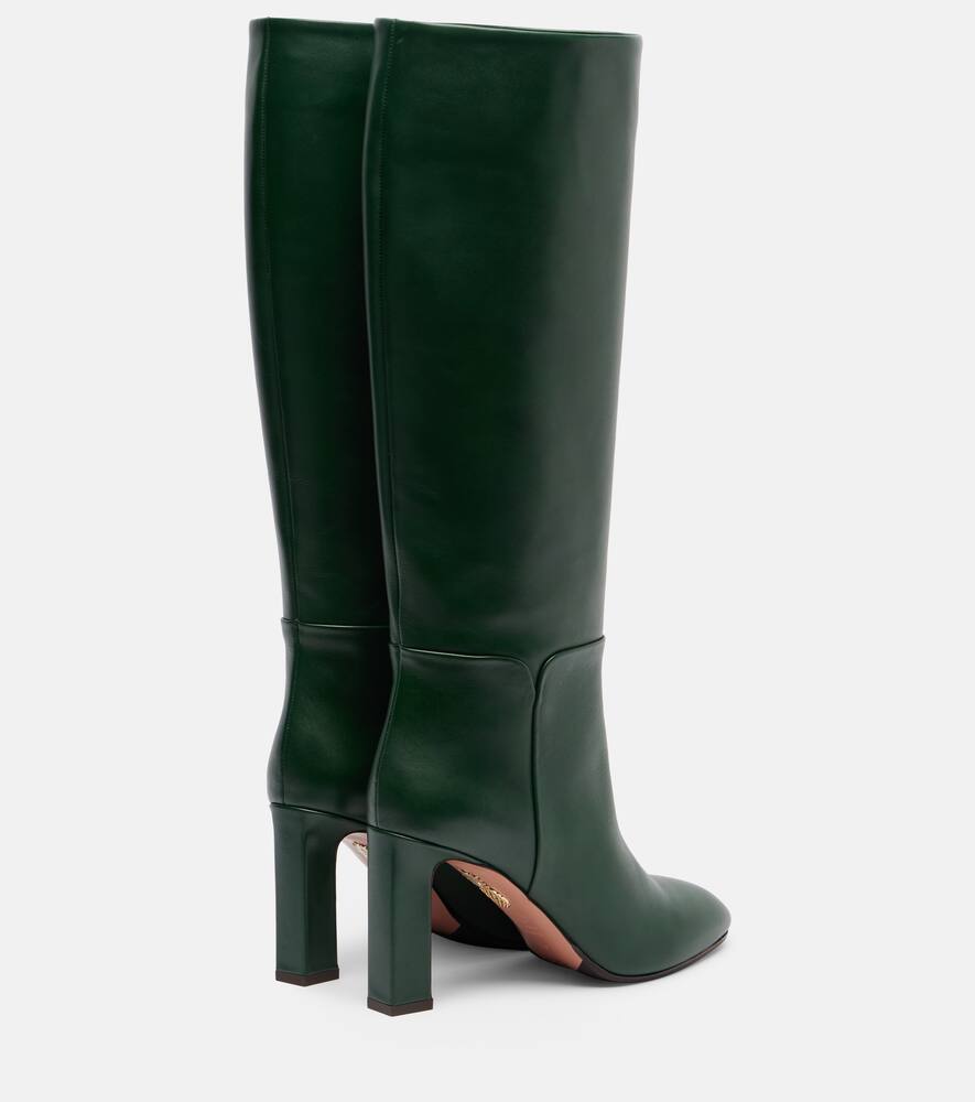 Ботфорты Sellier 85 из кожи Aquazzura, English Green — фото 2