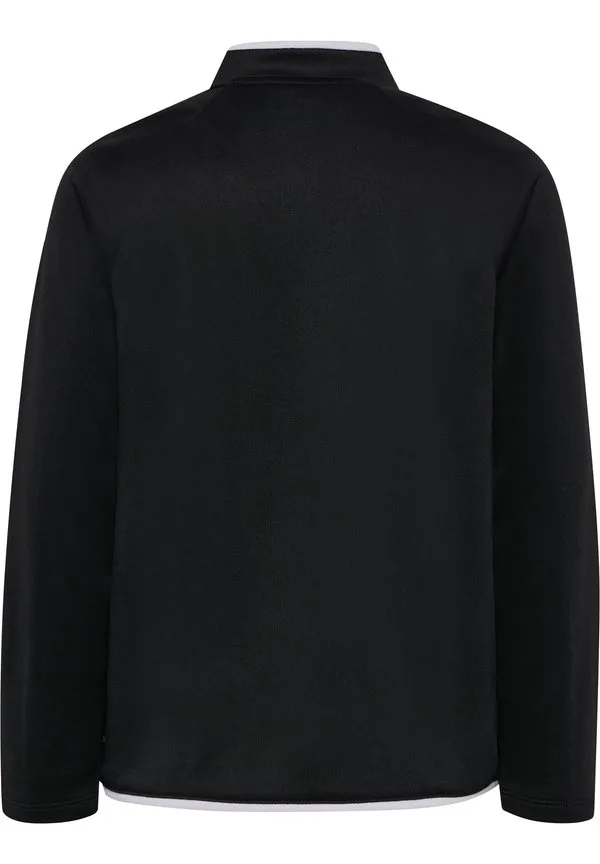 2.0 топ с длинными рукавами и молнией до середины груди Hummel, Black White — фото 2
