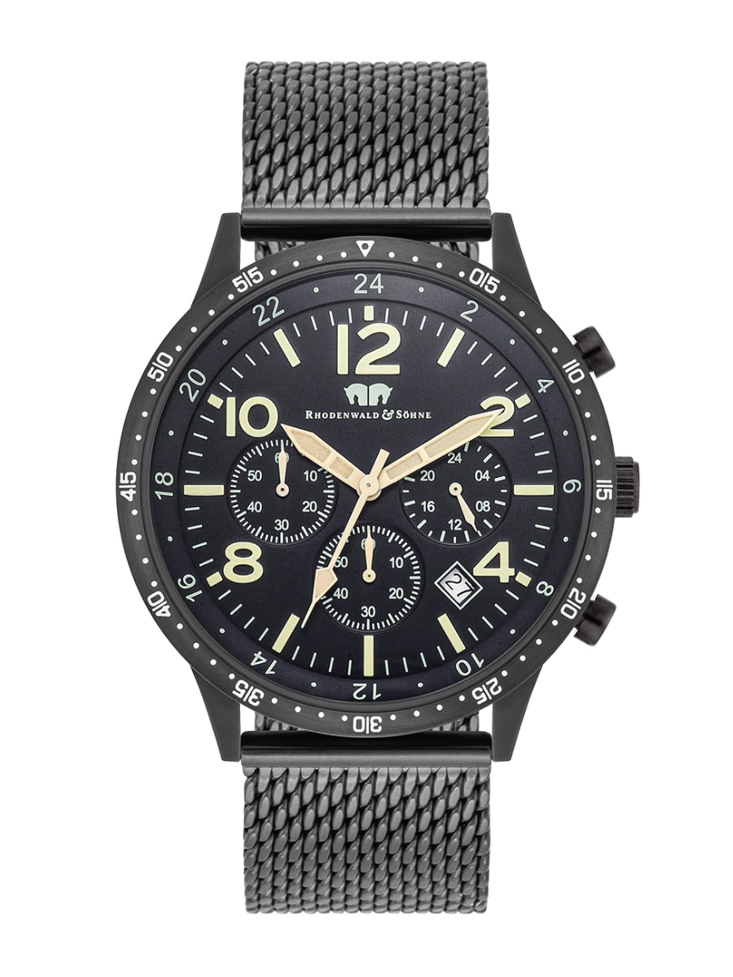 

Rhodenwald & Söhne Аналоговые часы в черном цвете