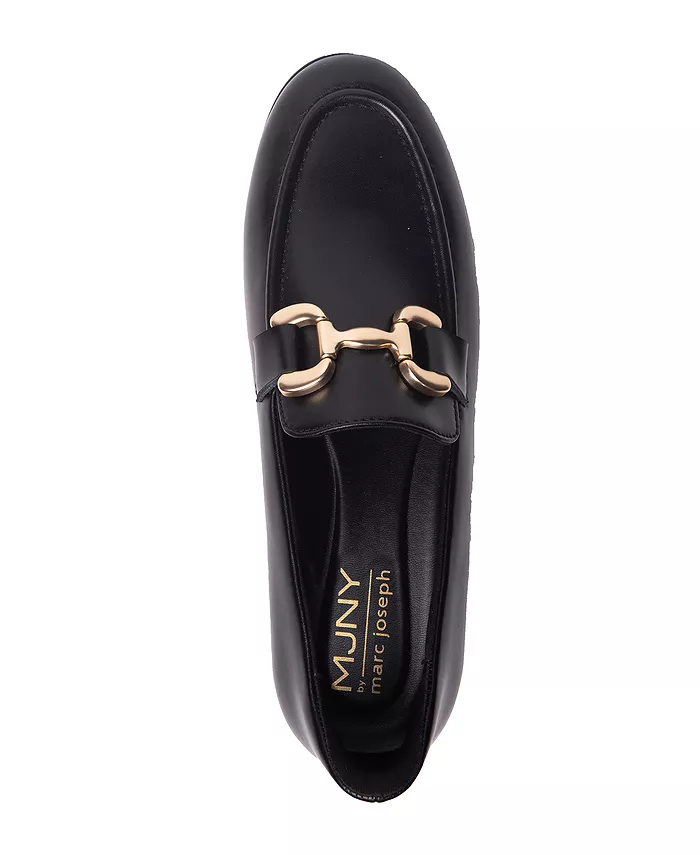 Женские лоферы Avery Street с технологией Hands-Free Slip On Marc Joseph New York, черный — фото 4