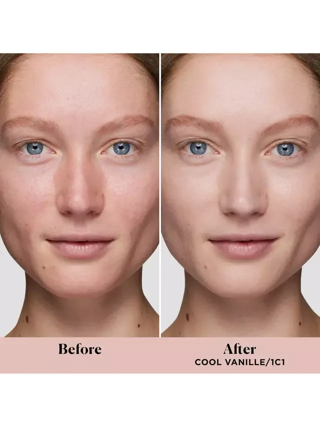 Невесомая тональная основа Real Flawless Perfecting Foundation Laura Mercier, 1C1 Cool Vanille — фото 3