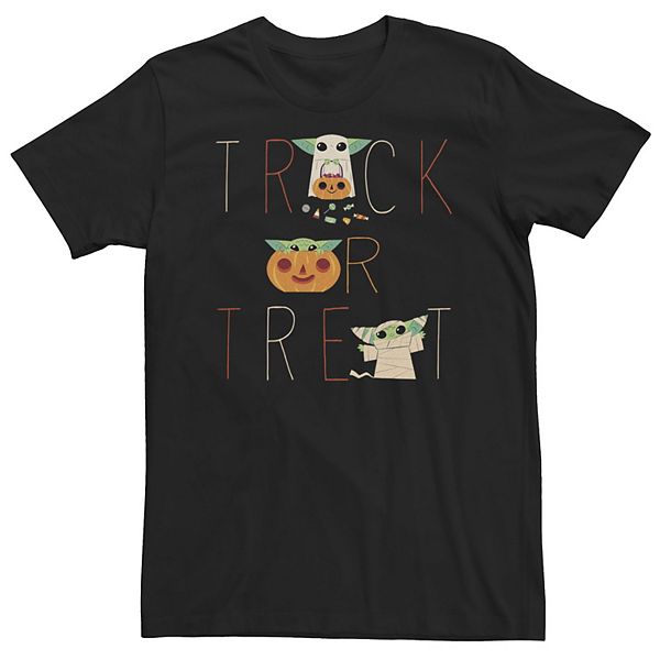 

Футболка Big & Tall Star Wars The Mandalorian Trick or Treat Word Stack Licensed Character