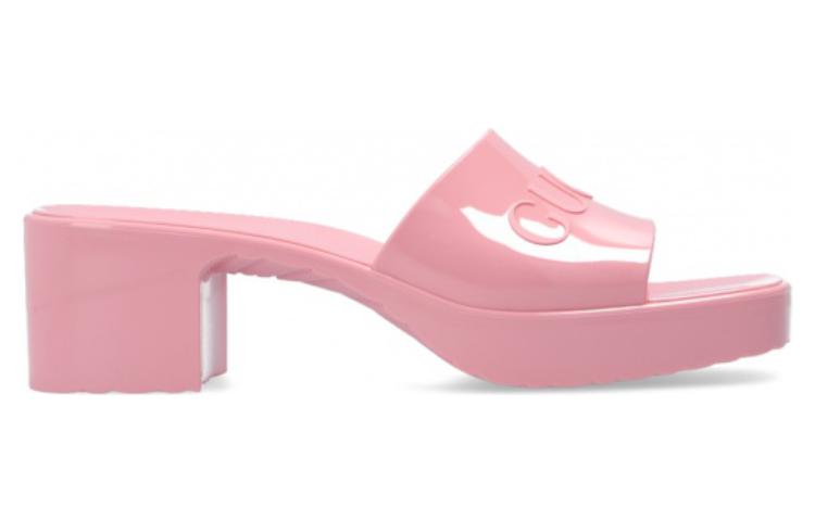 Сандалии (WMNS) Gucci Logo Shoe Pink 624730-J8700-5815 — фото 2