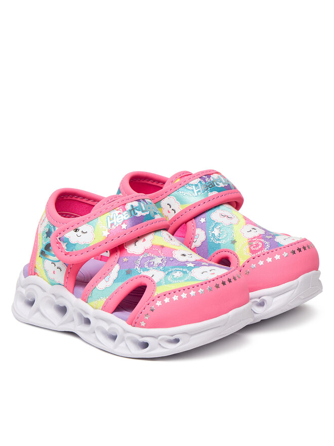 Сандалии Heart Lights Sandals-Cutie Clouds 302977N/HPMT Skechers, розовый — фото 2