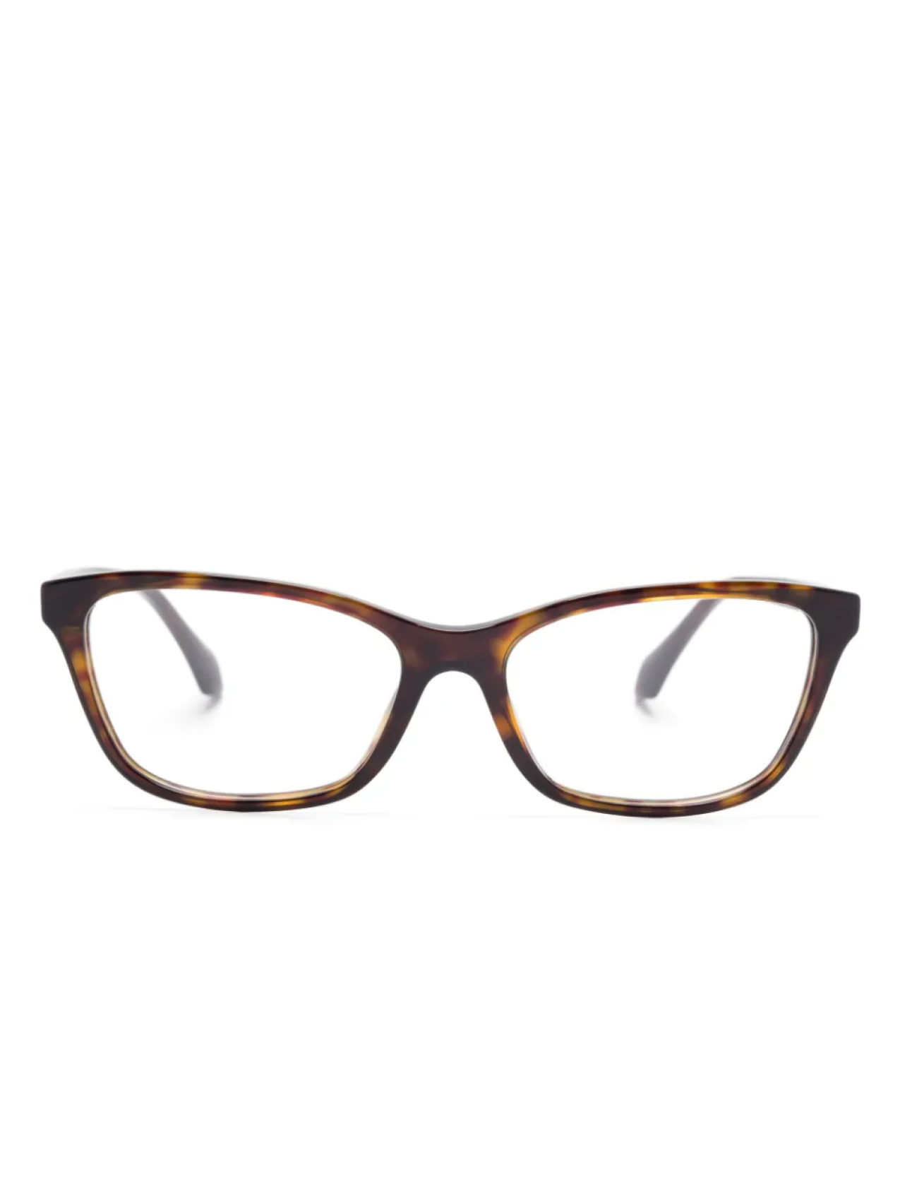 

Очки в квадратной оправе Versace Eyewear, коричневый