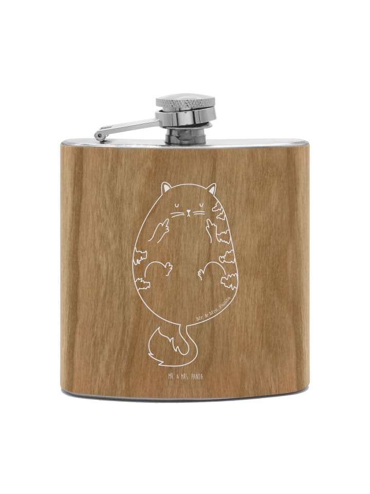 

Mr. & Mrs. Panda Фляжка Flachmann Hund Cavalier King Charles Spaniel oh... in Braun