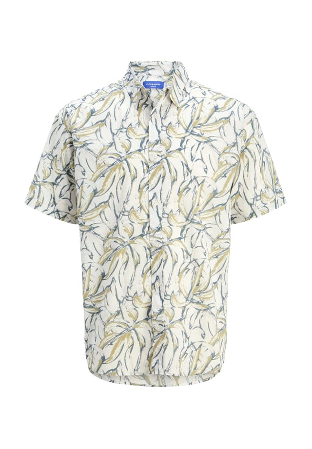 

Повседневная рубашка с коротким рукавом и воротником-стойкой Originals By Jack & Jones, цвет 177642 cloud danc