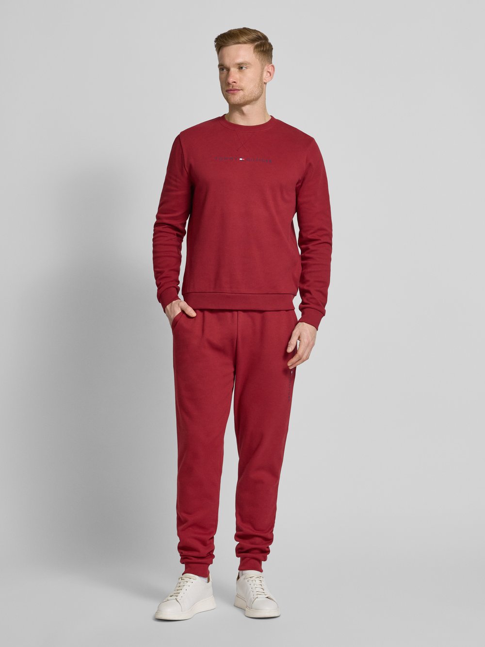 

Спортивные брюки с боковыми карманами Tommy Hilfiger, красный