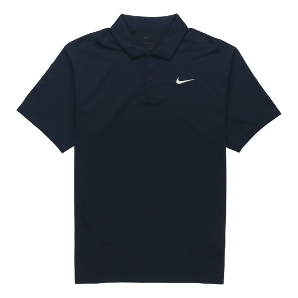 

Футболка Nike Court Dri-Fit Tennis lapel Short Sleeve polo Navy Blue, мультиколор