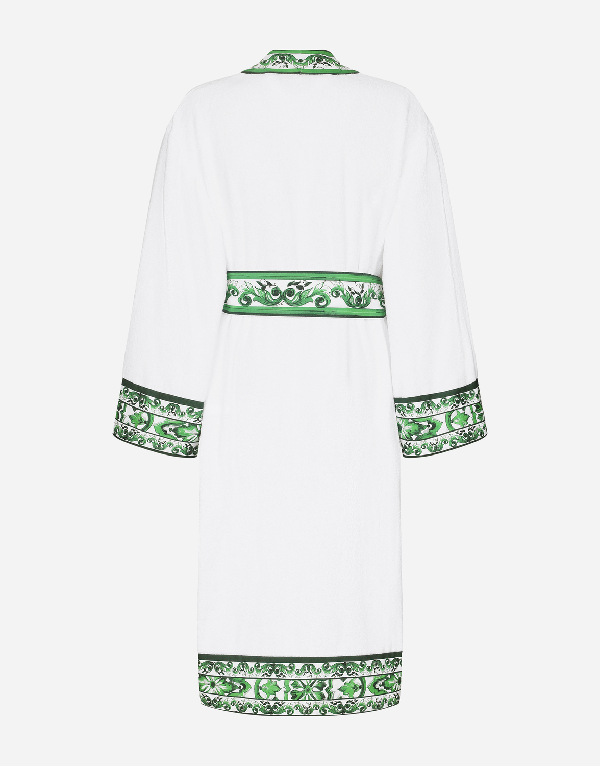 Махровый халат из хлопка Dolce & Gabbana, мультиколор — фото 2