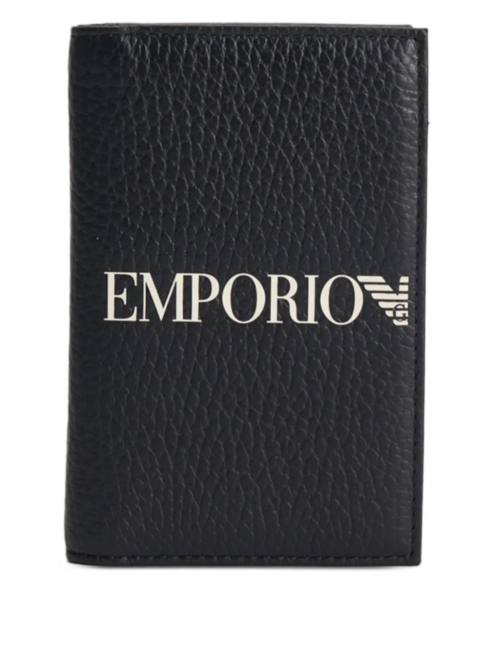 

Кошелек с логотипом Emporio Armani, черный