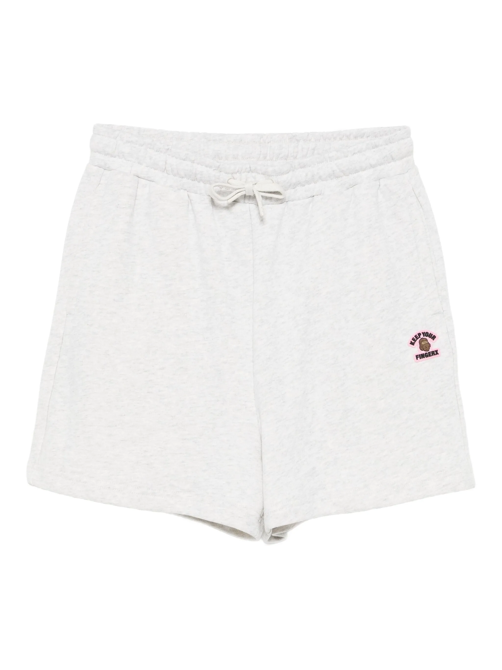 

Шорты с логотипом Fingercroxx, серый