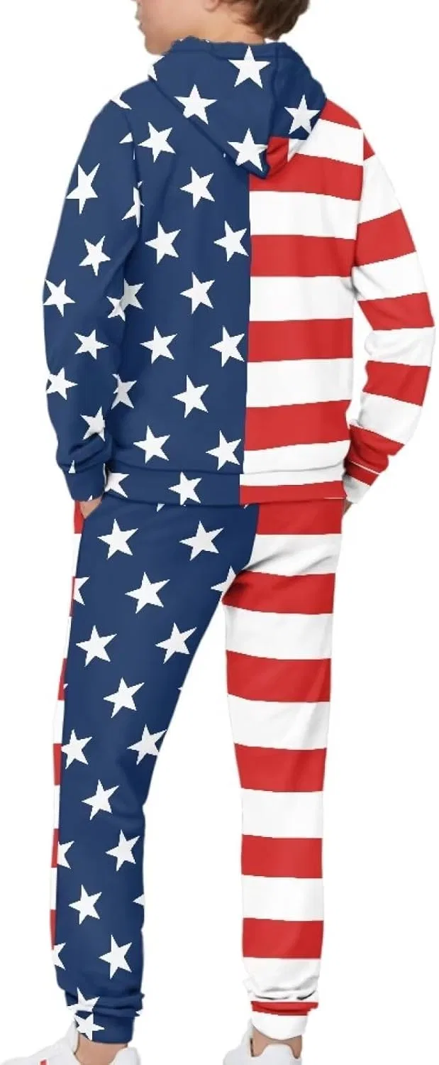 Детский спортивный костюм Renewold, 2 предмета, American Flag Novelty — фото 2