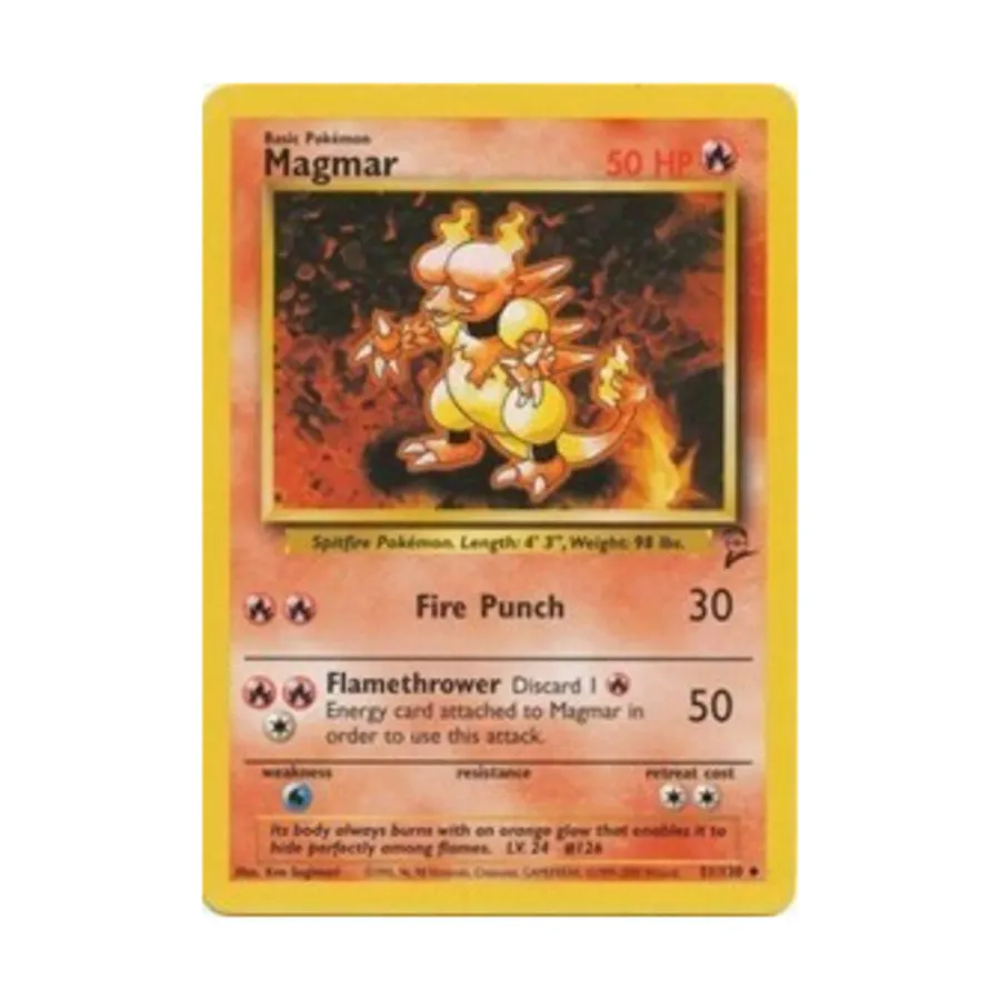 

CCG Магмар (U) #51, Pokemon - Base Set 2 - Singles