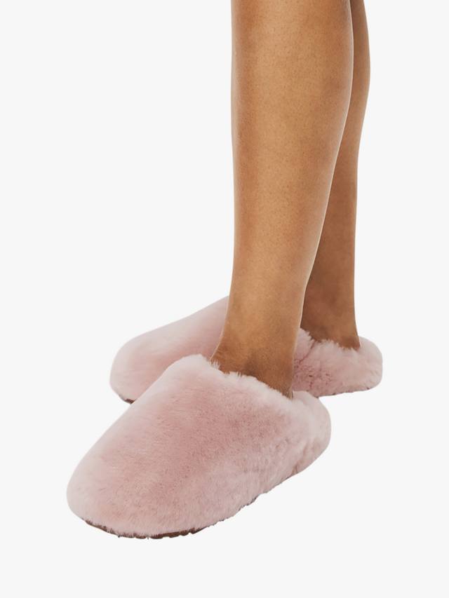 Cloud Street Luxe тапочки-мюлены из искусственного меха Radley, Pink — фото 4