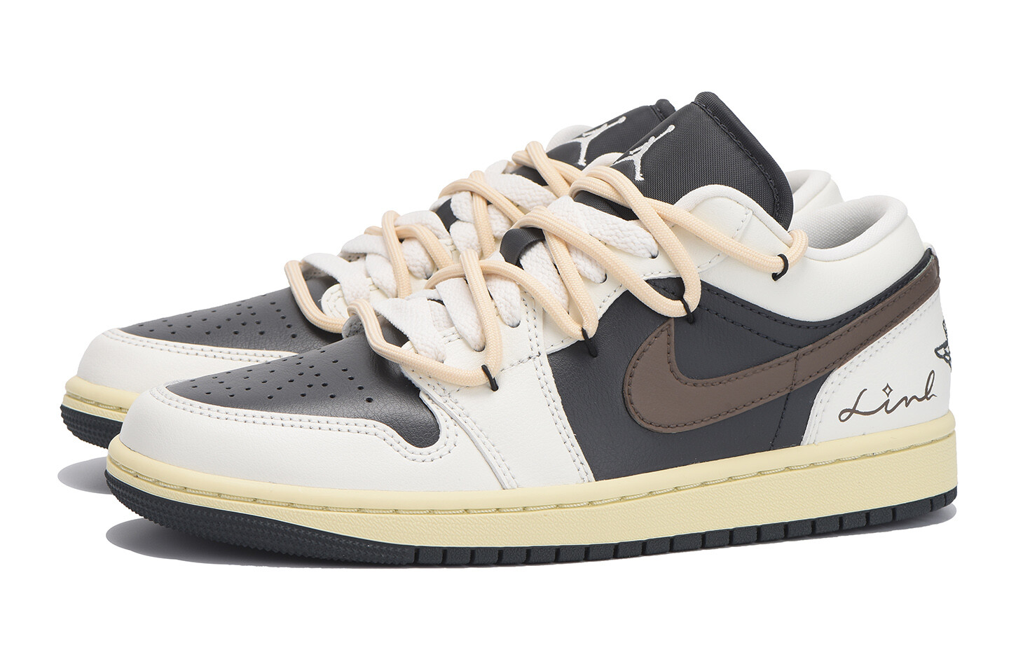 Jordan Air Jordan 1 Vintage Баскетбольные кроссовки унисекс, Dark Brown — фото 3