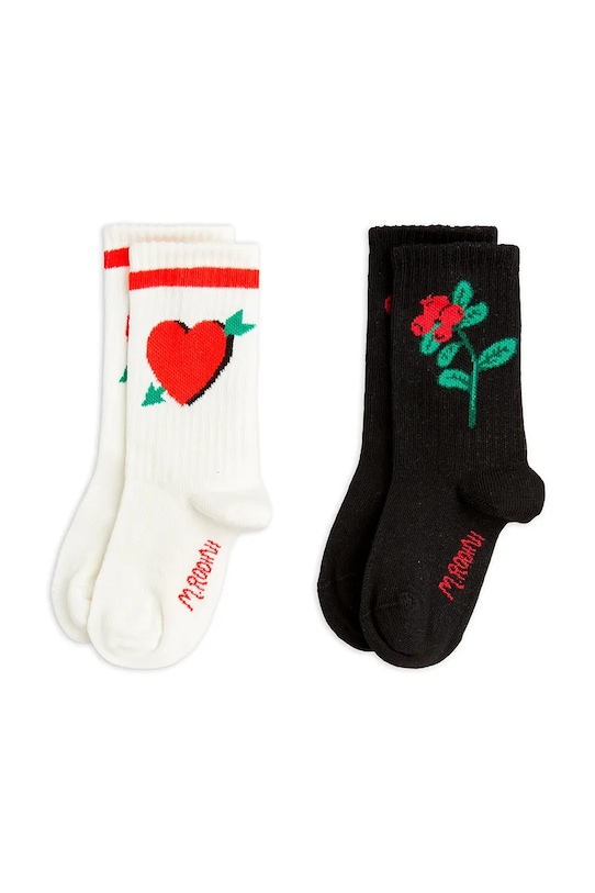 

Детские носки Arrowed heart, 2 пары Mini Rodini, черный