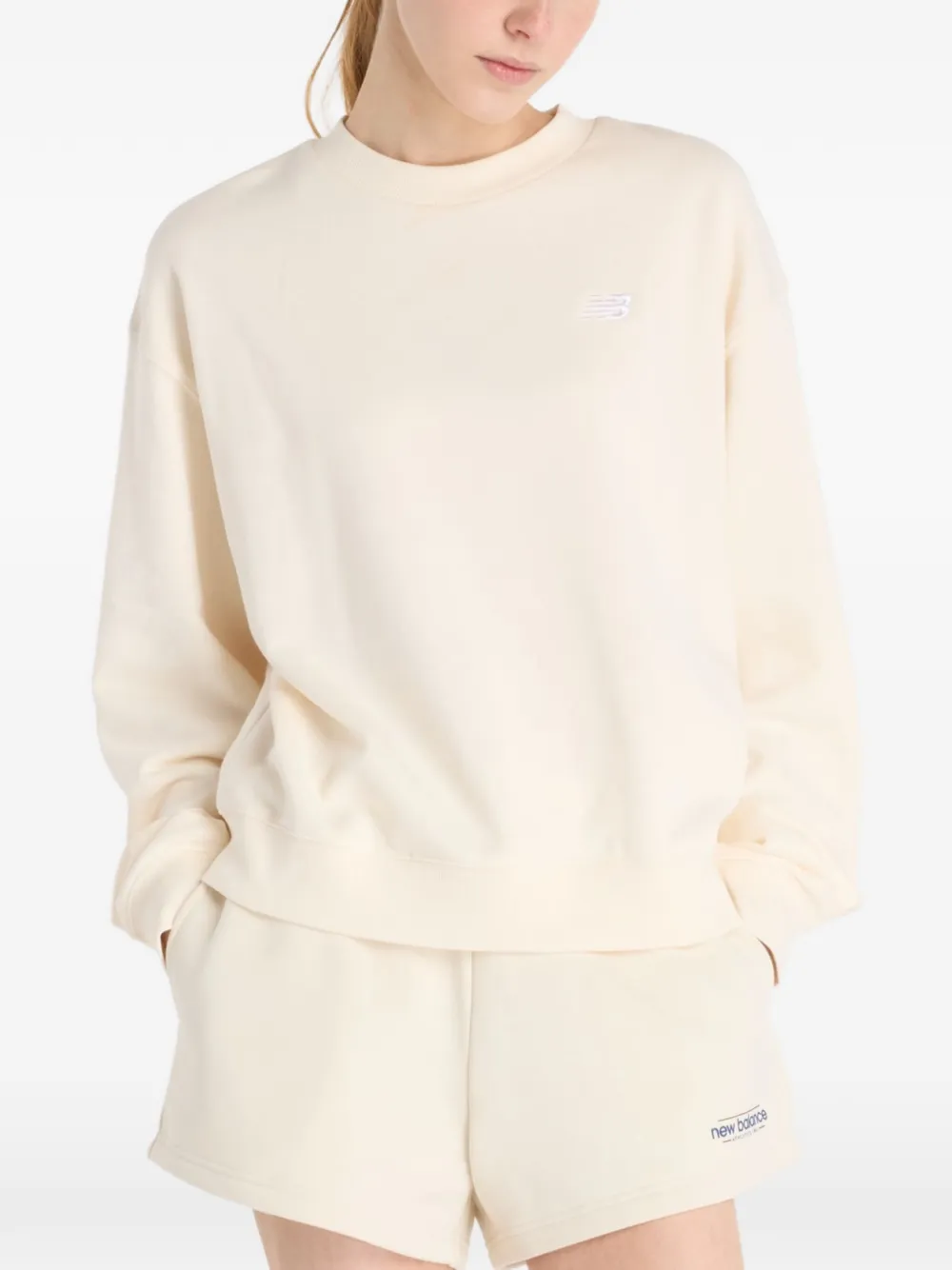 

Свитшот с вышитым логотипом New Balance, нейтральный