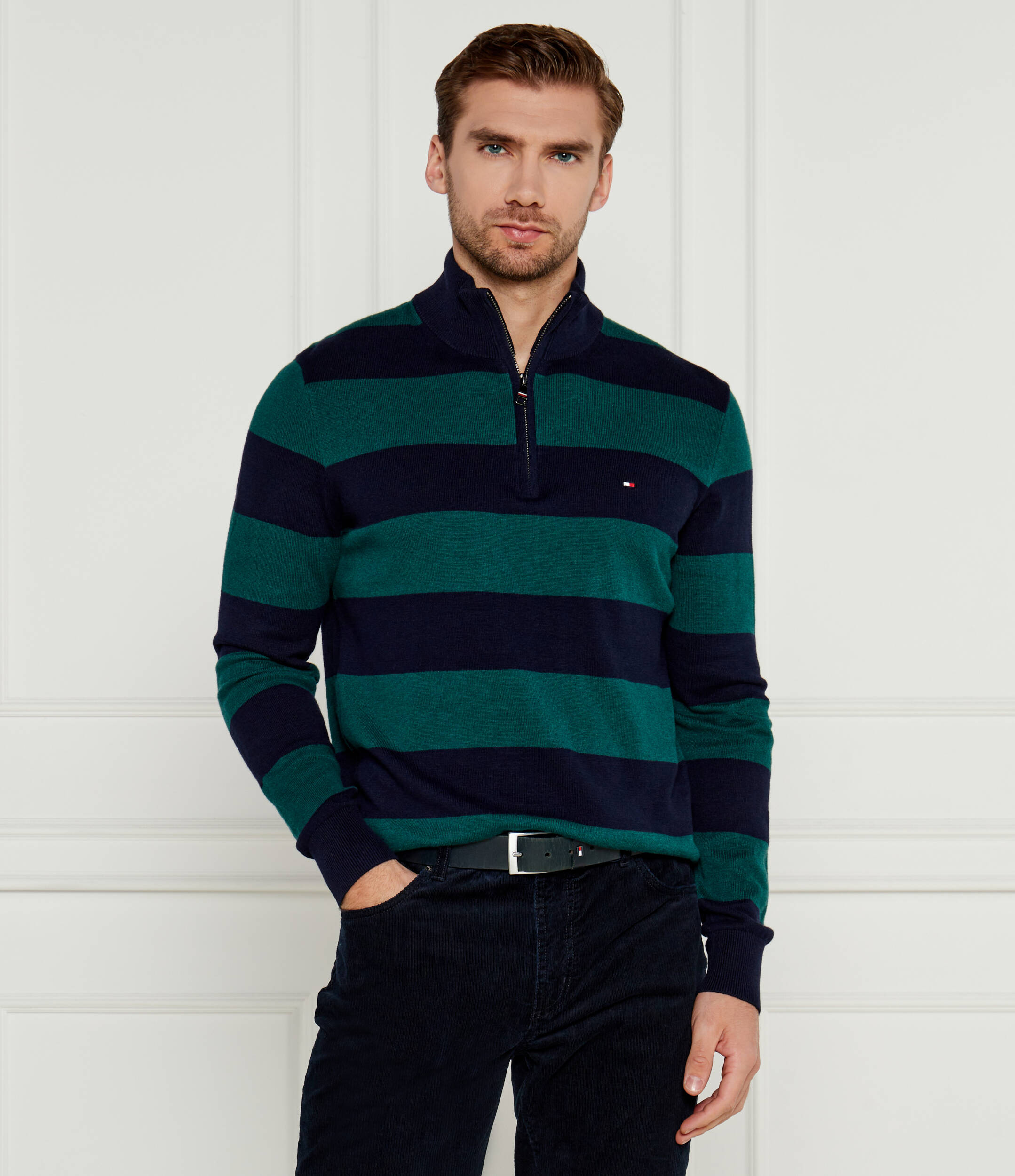 

Свитер Tommy Hilfiger Regular Fit, темно-синий