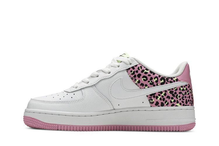 Кроссовки Nike Air Force 1 '07 GS 'Pink Leopard', розовый — фото 4