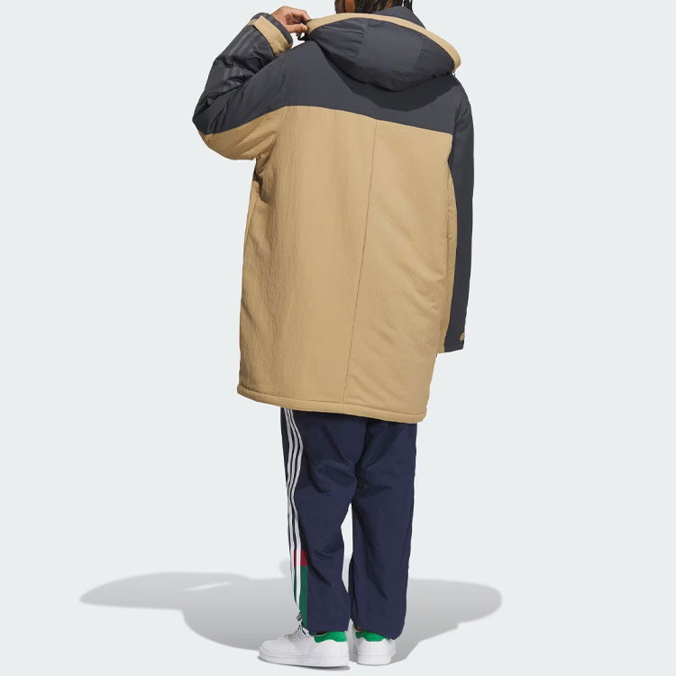 Adidas Originals Пуховик мужской картонно-желтый, Cardboard Yellow — фото 4